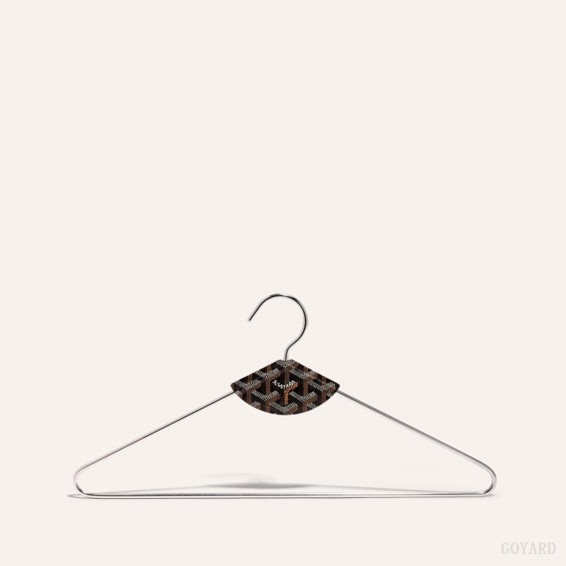 Goyard LIVRÉE PAIR OF HANGERS Black | DZEA9869