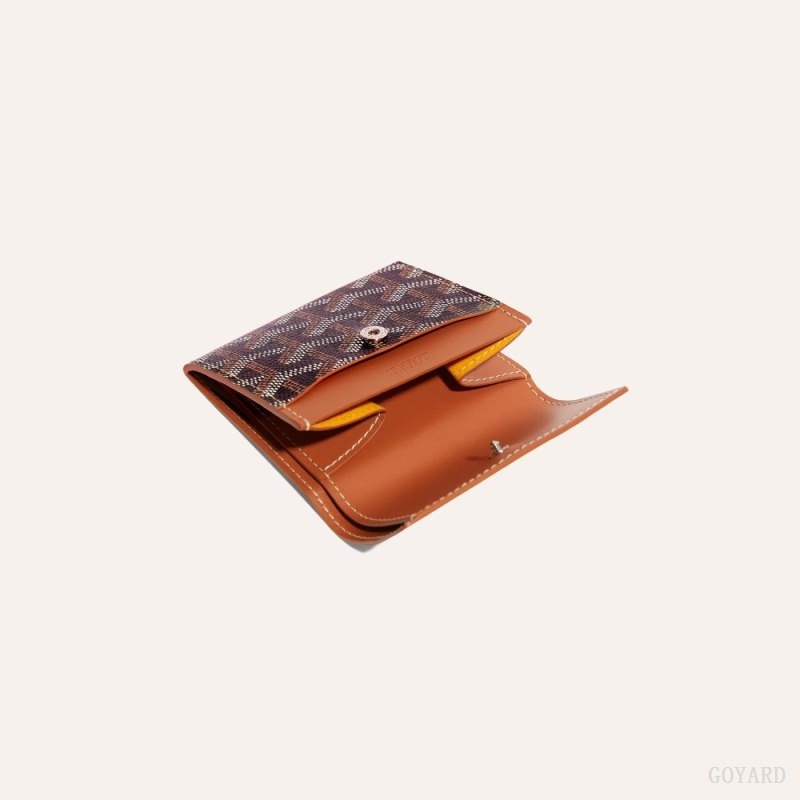 Goyard MARIGNY WALLET Black / Brown | EFHY1096