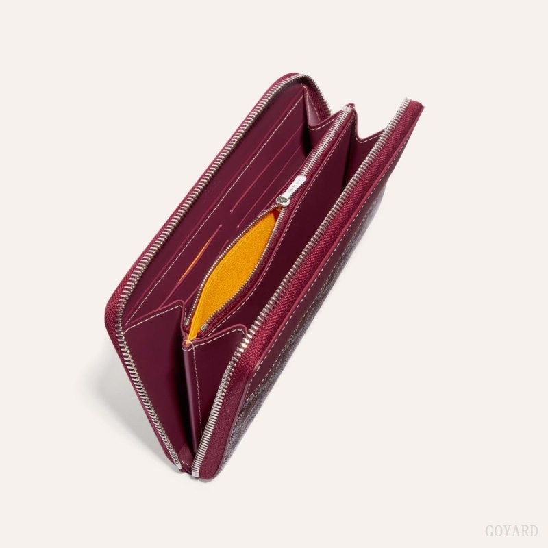 Goyard MATIGNON GM WALLET Burgundy | XZER9872