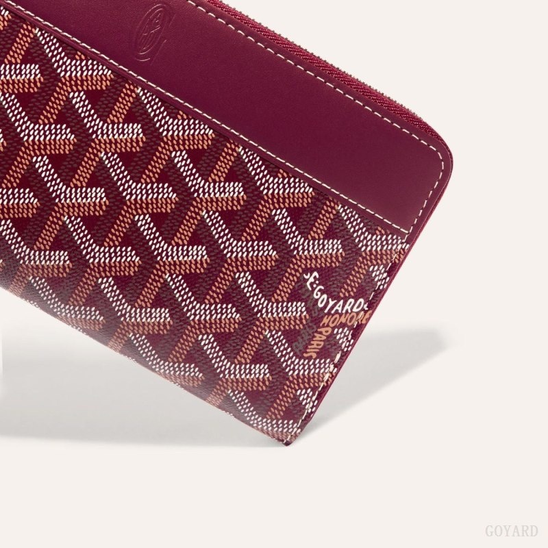 Goyard MATIGNON GM WALLET Burgundy | XZER9872