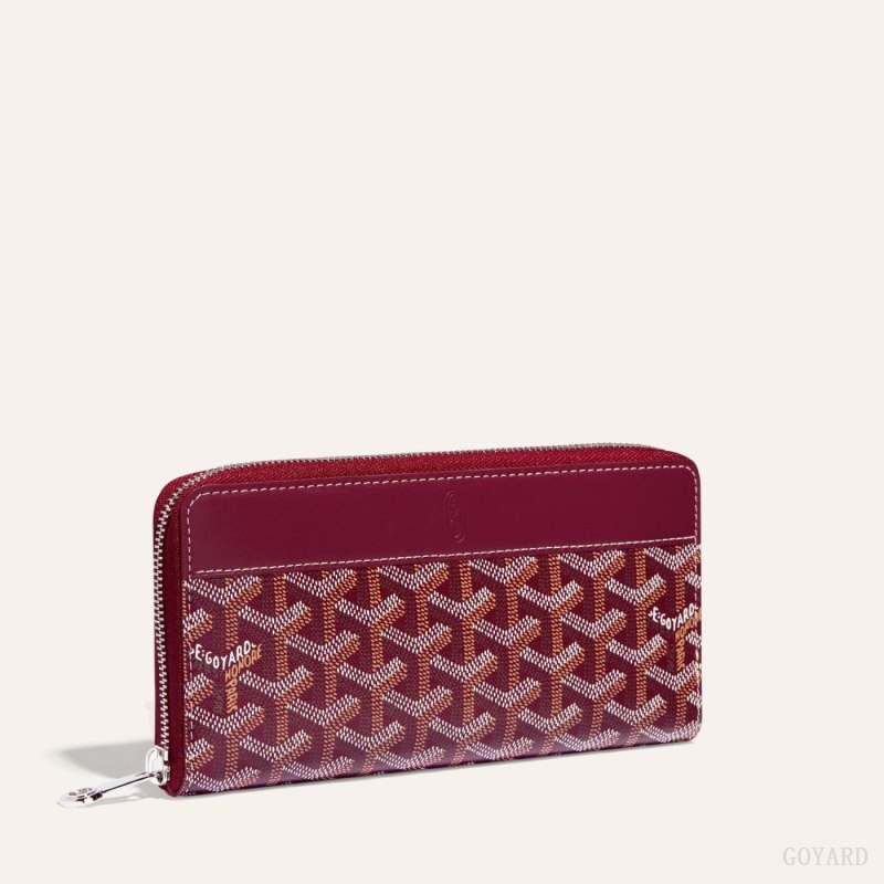 Goyard MATIGNON GM WALLET Burgundy | XZER9872