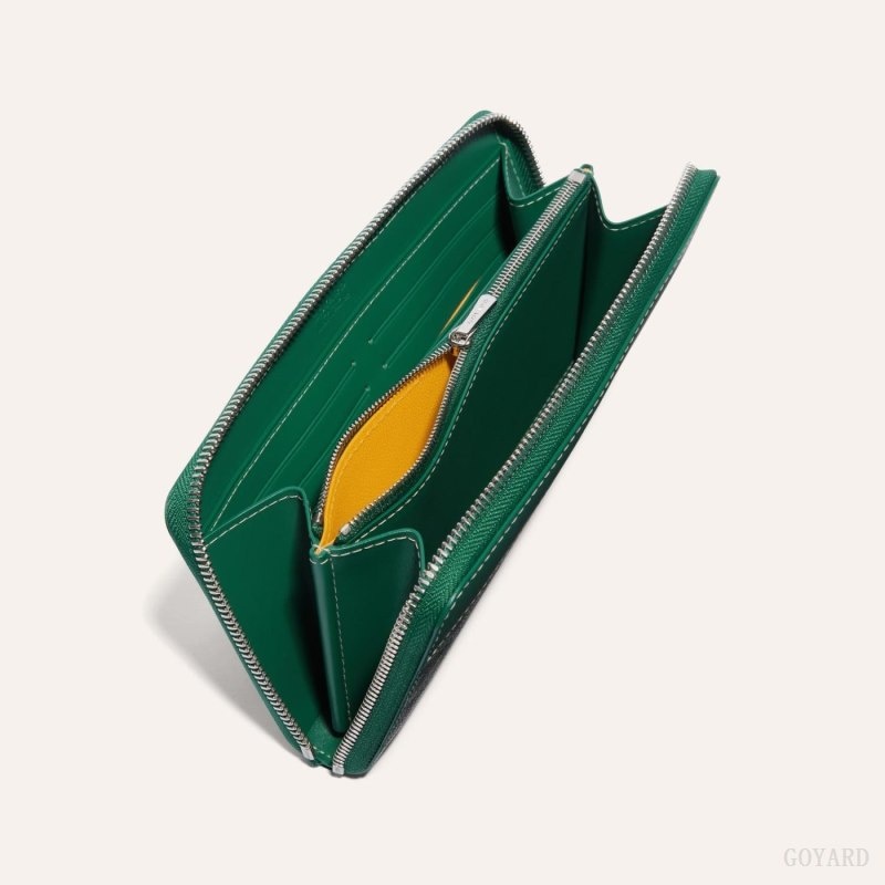 Goyard MATIGNON GM WALLET Green | CWYJ2334