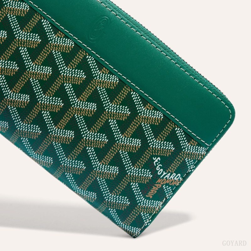 Goyard MATIGNON GM WALLET Green | CWYJ2334