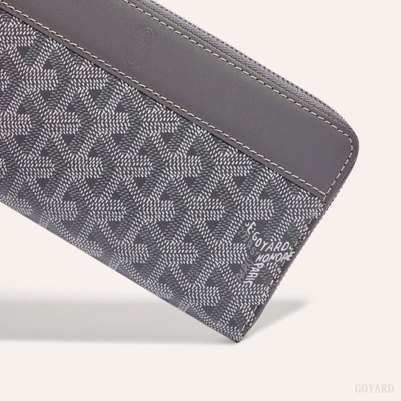 Goyard MATIGNON GM WALLET Grey | ZIQI1763