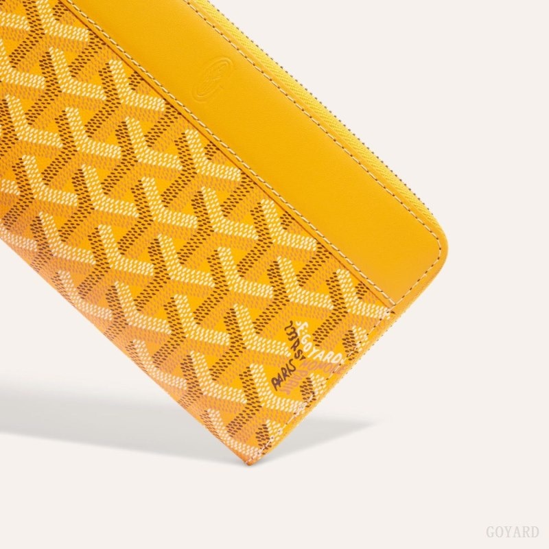 Goyard MATIGNON GM WALLET Yellow | JIUX1969