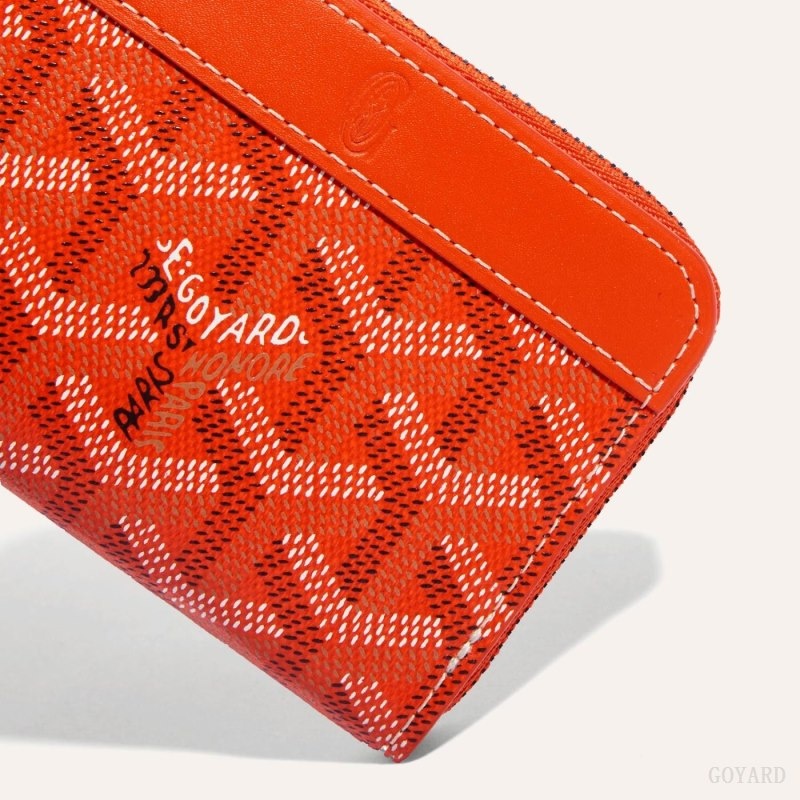 Goyard MATIGNON MINI WALLET Orange | JGII1853