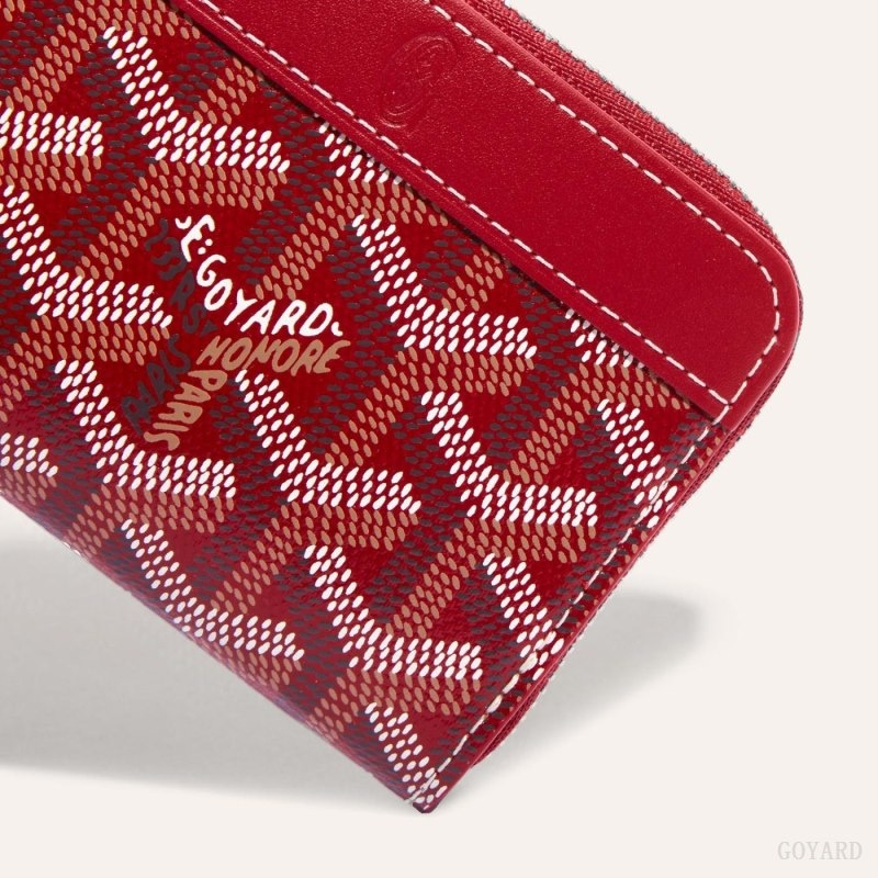 Goyard MATIGNON MINI WALLET Red | NDAD9676