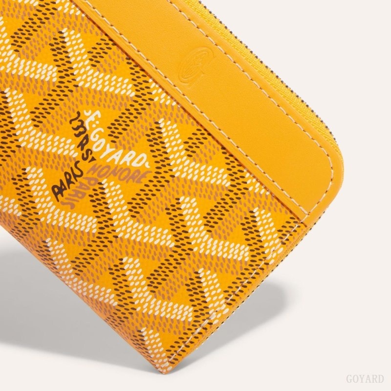 Goyard MATIGNON MINI WALLET Yellow | DTSU8627