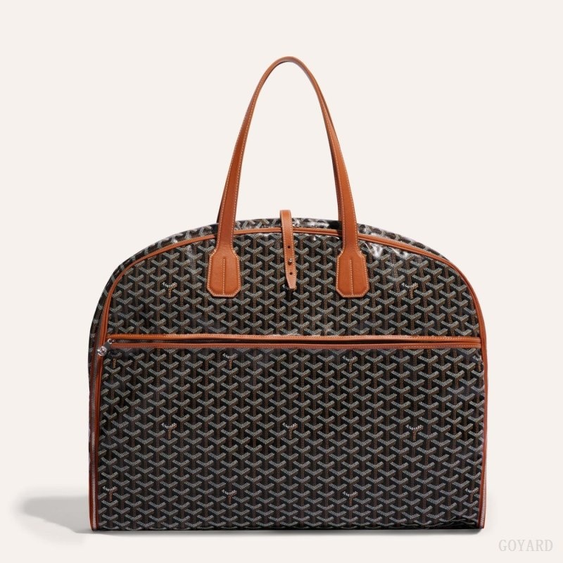 Goyard MAYFAIR GARMENT COVER Black / Brown | FBMM5282