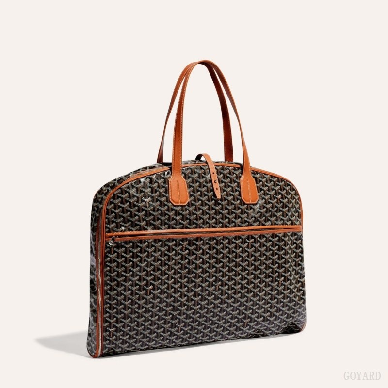 Goyard MAYFAIR GARMENT COVER Black / Brown | FBMM5282