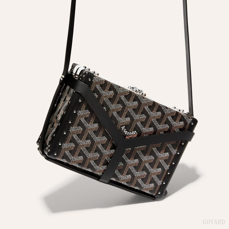 Goyard MINAUDIÈRE TRUNK BAG Black | HCZB5746