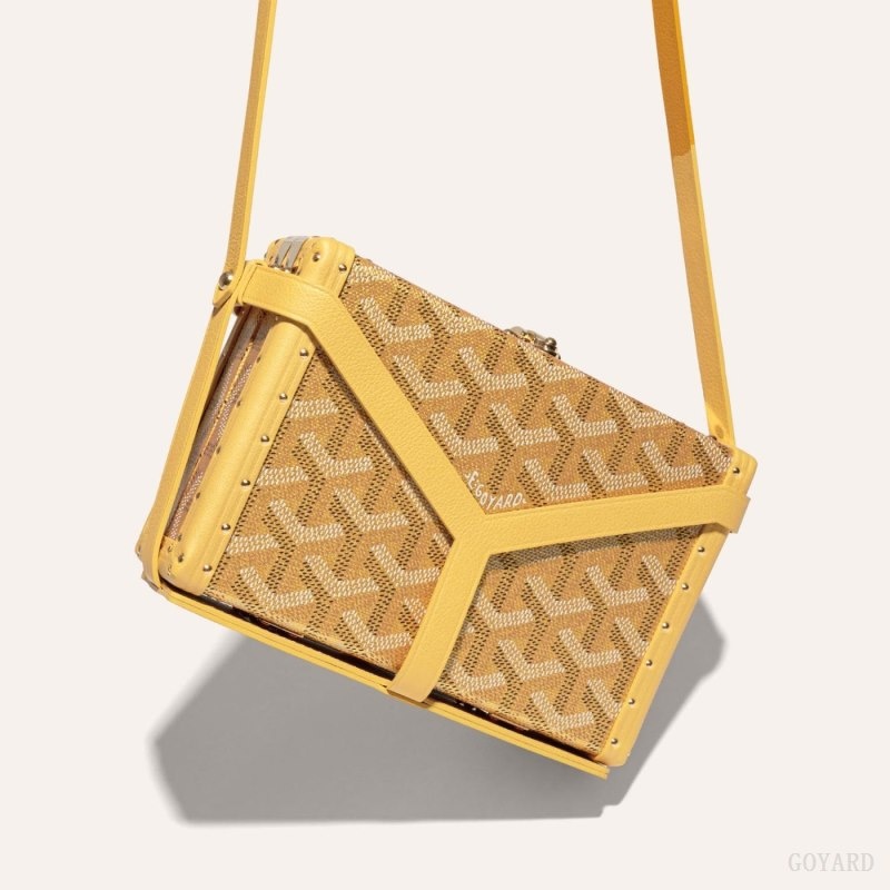 Goyard MINAUDIÈRE TRUNK BAG Gold | ZDEF2447