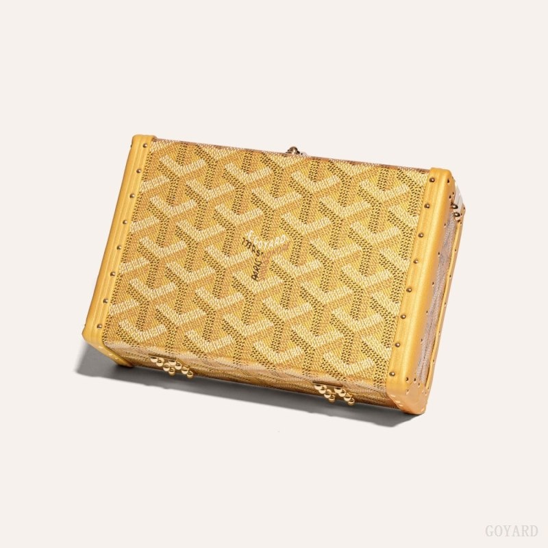 Goyard MINAUDIÈRE TRUNK BAG Gold | ZDEF2447