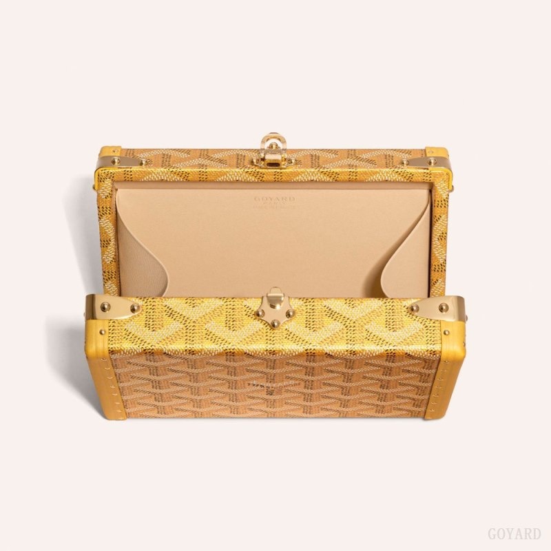 Goyard MINAUDIÈRE TRUNK BAG Gold | ZDEF2447