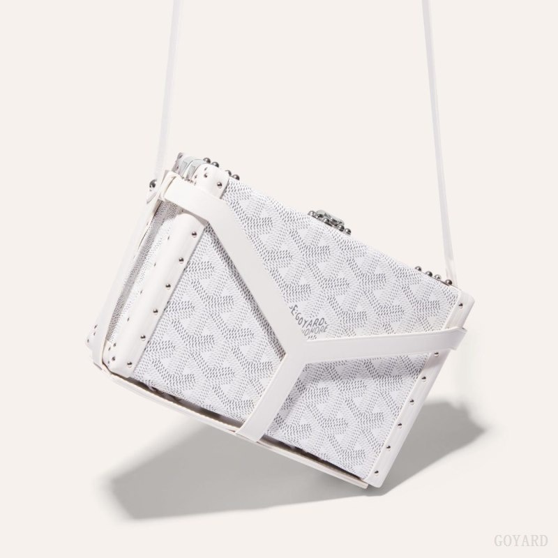 Goyard MINAUDIÈRE TRUNK BAG White | CHPJ6721