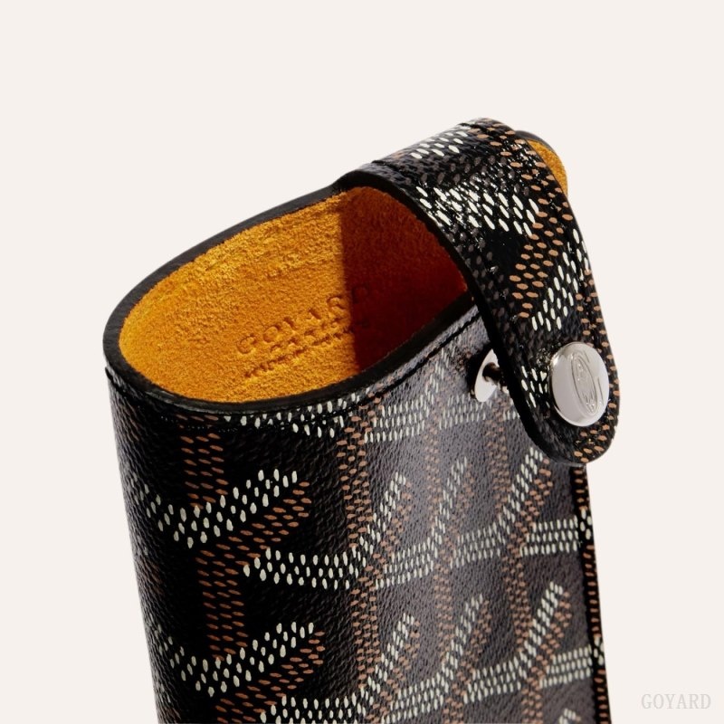 Goyard MONTMARTRE PM GLASSES CASE Black | ZXDA4373