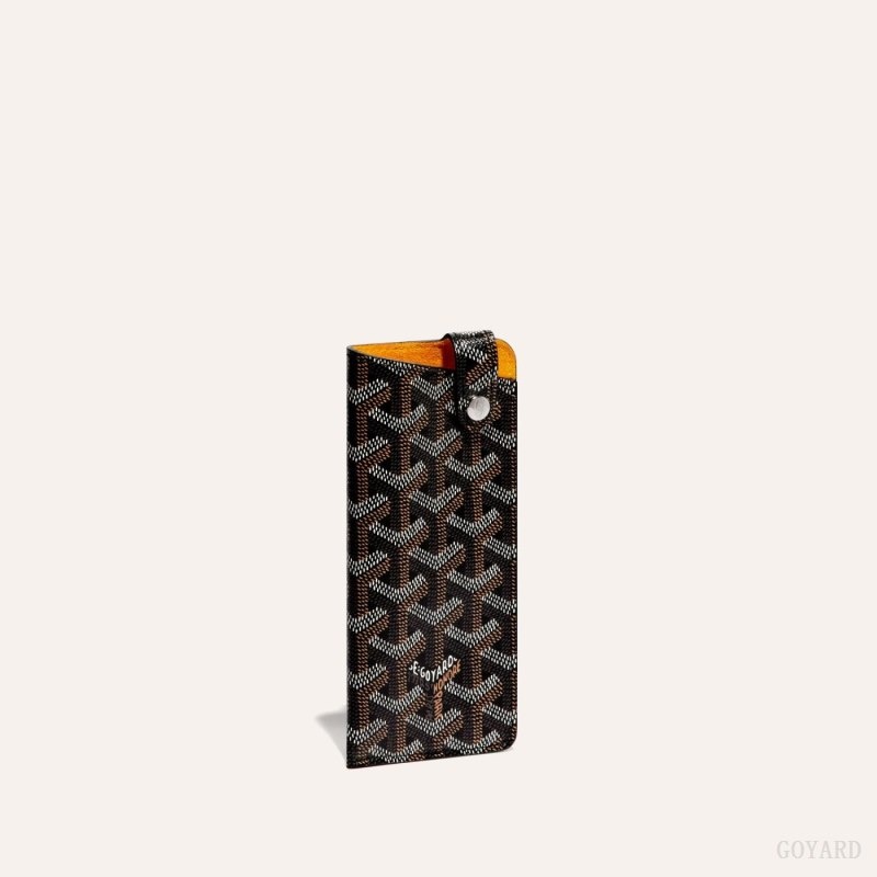 Goyard MONTMARTRE PM GLASSES CASE Black | ZXDA4373