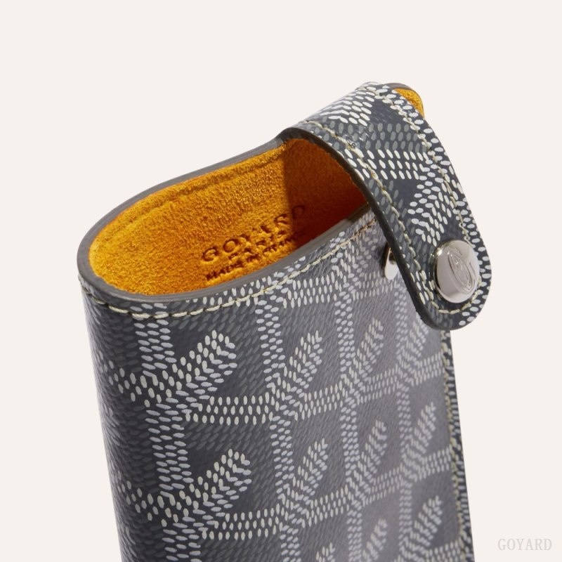 Goyard MONTMARTRE PM GLASSES CASE Grey | JHQR1494