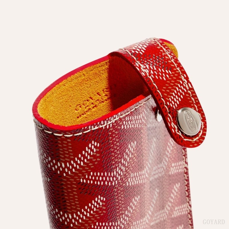 Goyard MONTMARTRE PM GLASSES CASE Red | KHBW8556