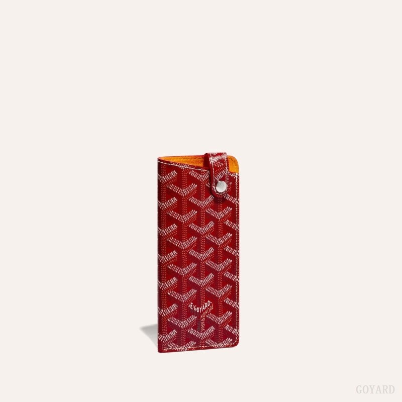 Goyard MONTMARTRE PM GLASSES CASE Red | KHBW8556