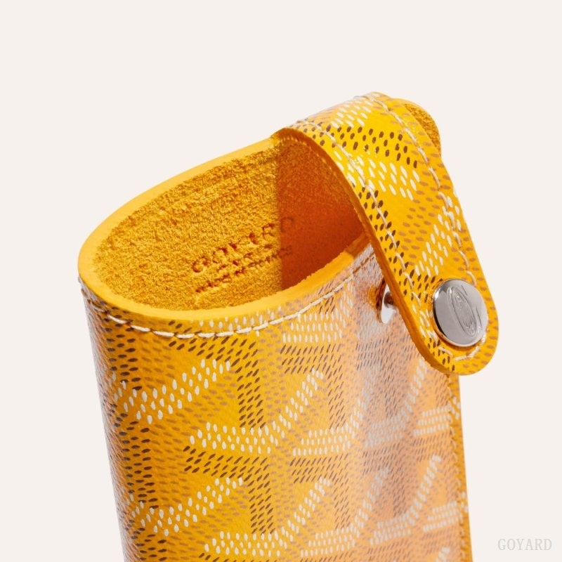 Goyard MONTMARTRE PM GLASSES CASE Yellow | KJEZ6222