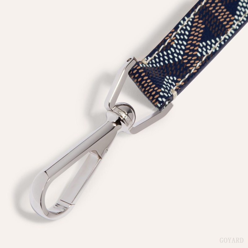 Goyard MOUSQUETON KEY RING Navy Blue | YTNM9989