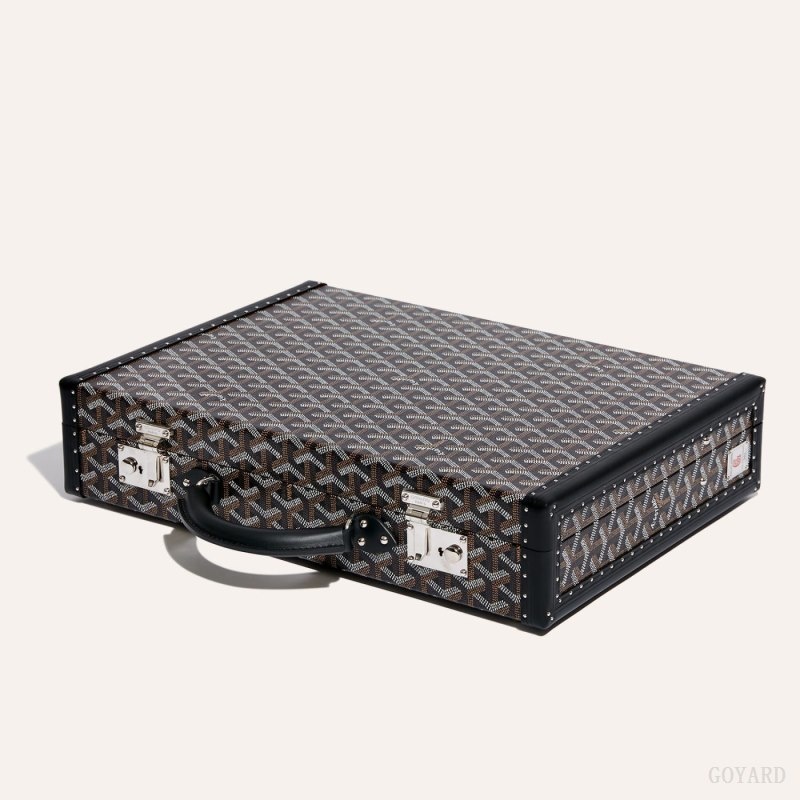 Goyard Manoir PM Document Case Black | SJYO1298