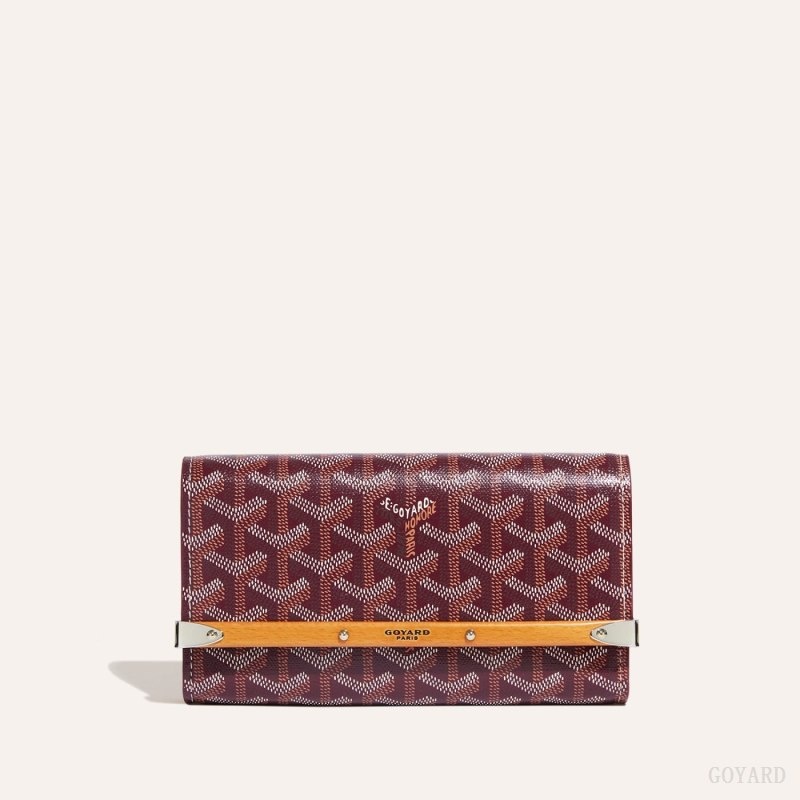 Goyard Monte-Carlo Mini Case Burgundy | SQOY1829