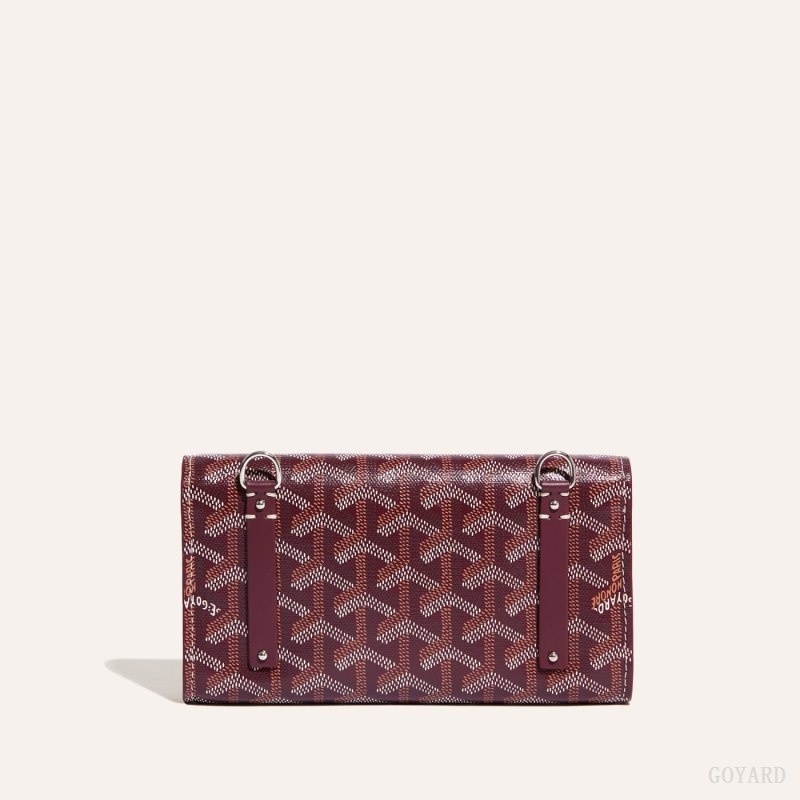 Goyard Monte-Carlo Mini Case Burgundy | SQOY1829