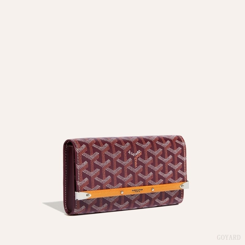 Goyard Monte-Carlo Mini Case Burgundy | SQOY1829