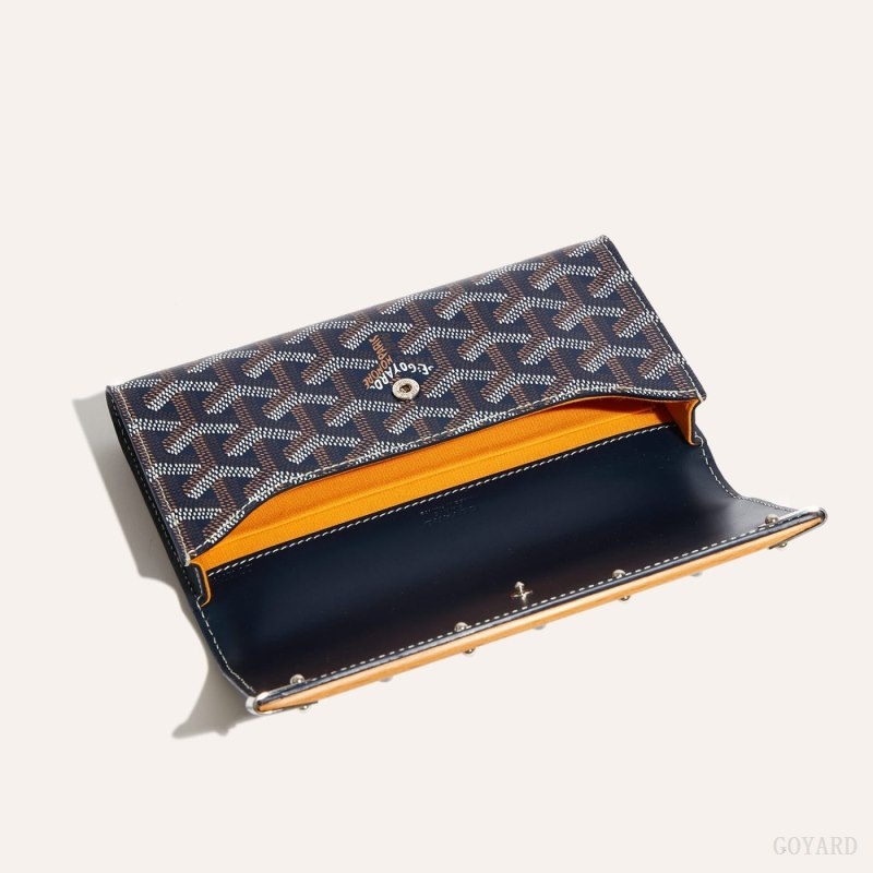 Goyard Monte-Carlo Mini Case Navy Blue | TXSA9801