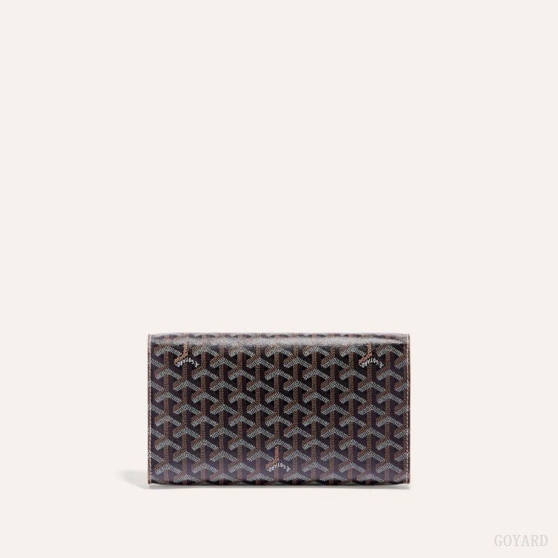 Goyard Monte-Carlo PM Clutch Black / Brown | DRCH3278