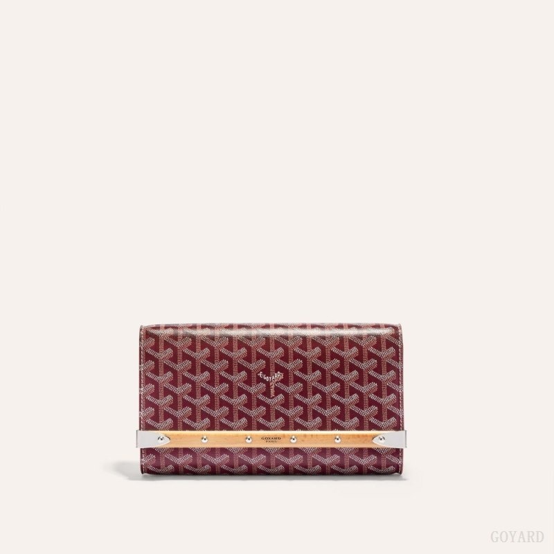 Goyard Monte-Carlo PM Clutch Burgundy | DJLA4742