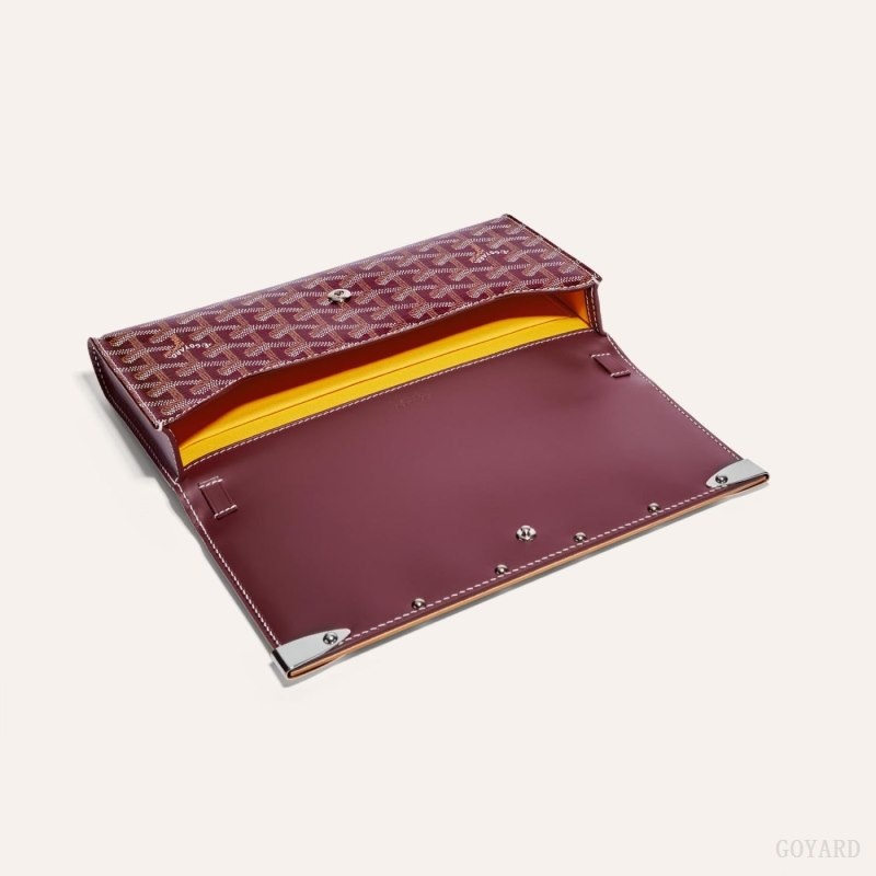 Goyard Monte-Carlo PM Clutch Burgundy | DJLA4742