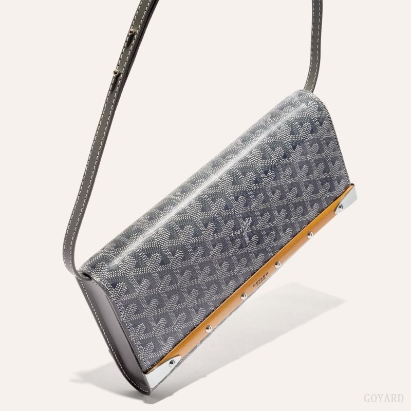 Goyard Monte-Carlo PM Clutch Grey | ZQYQ9870