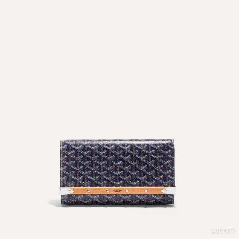 Goyard Monte-Carlo PM Clutch Navy Blue | DINZ9244