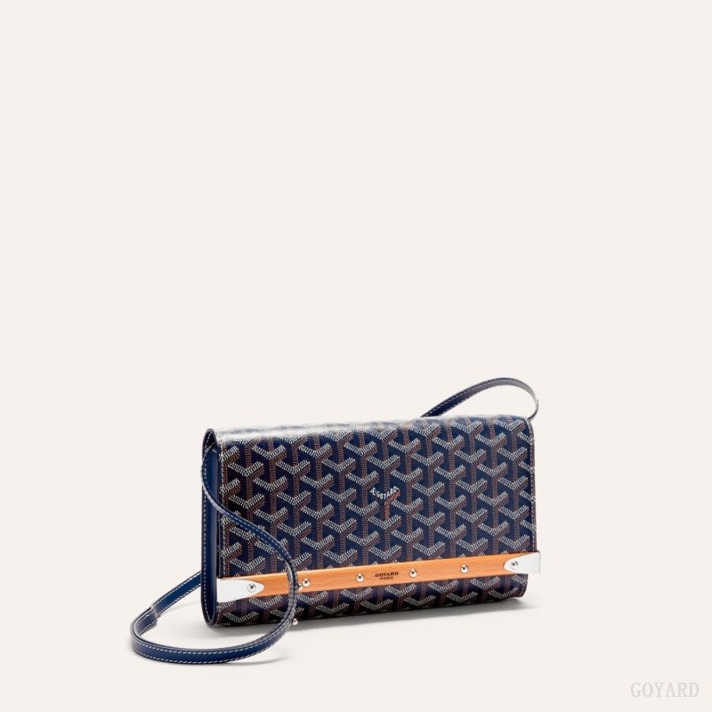 Goyard Monte-Carlo PM Clutch Navy Blue | DINZ9244