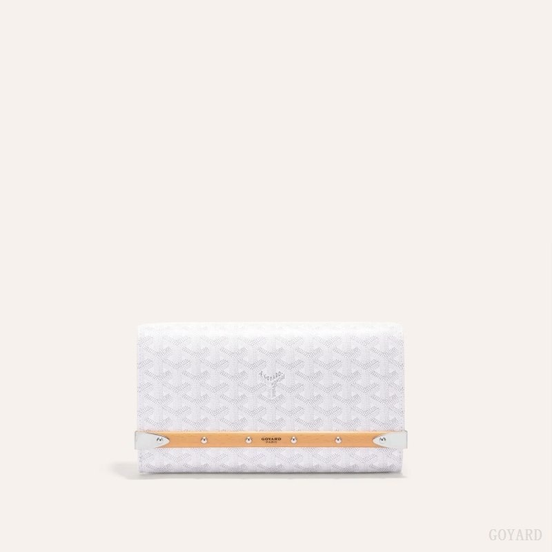 Goyard Monte-Carlo PM Clutch White | YZXW2012