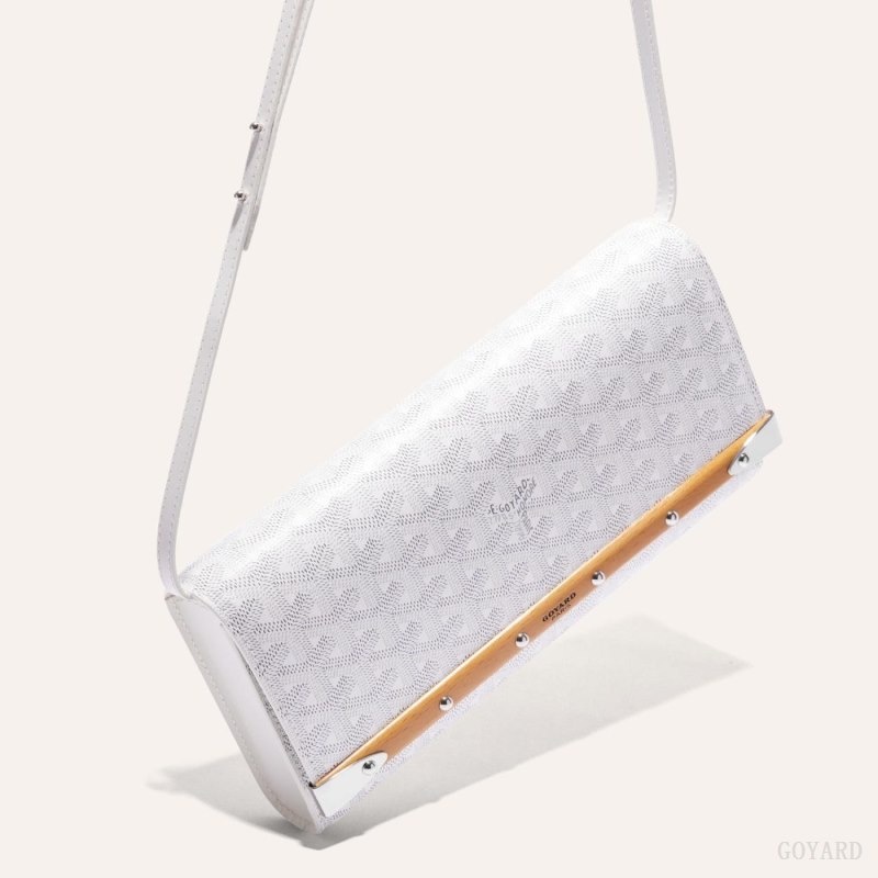 Goyard Monte-Carlo PM Clutch White | YZXW2012