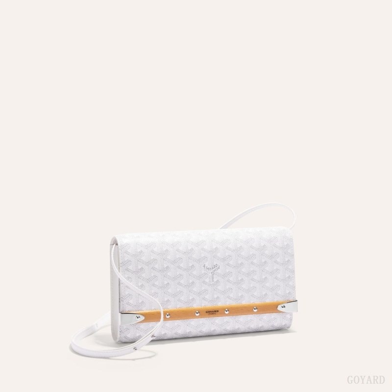 Goyard Monte-Carlo PM Clutch White | YZXW2012