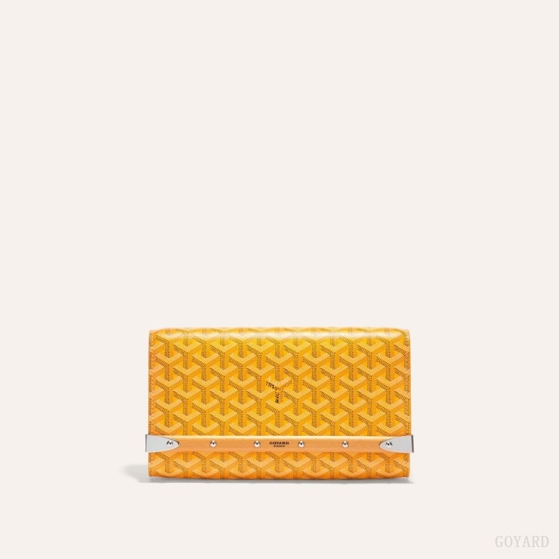 Goyard Monte-Carlo PM Clutch Yellow | HUUA8246