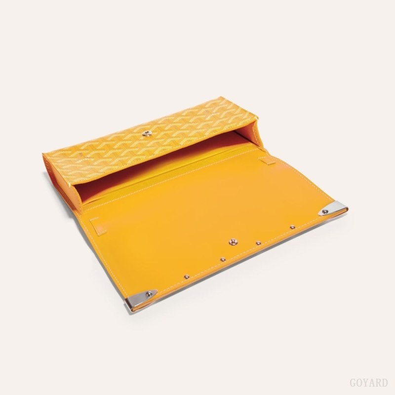 Goyard Monte-Carlo PM Clutch Yellow | HUUA8246