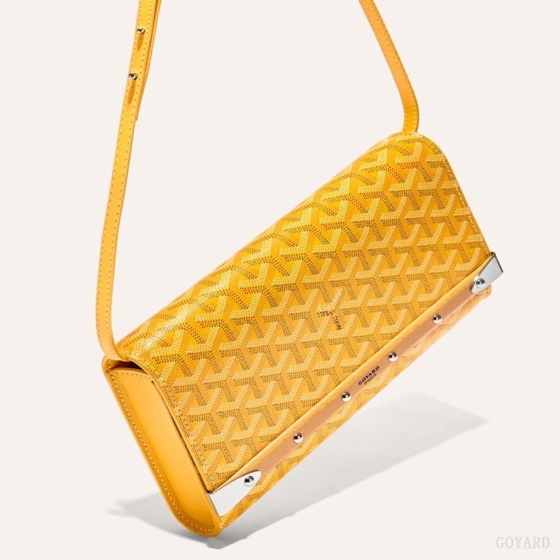 Goyard Monte-Carlo PM Clutch Yellow | HUUA8246