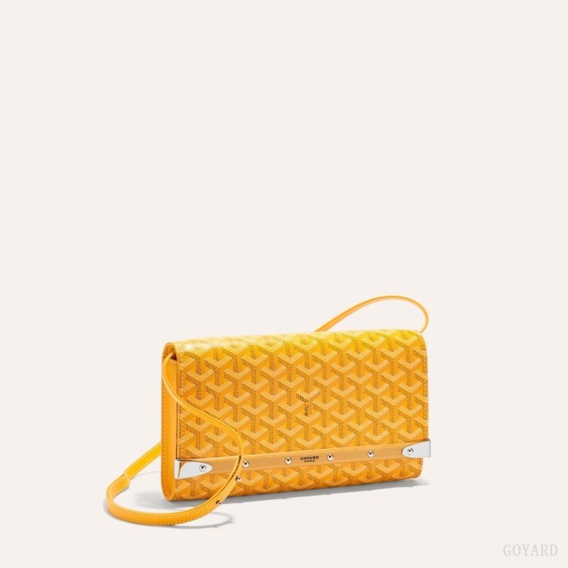 Goyard Monte-Carlo PM Clutch Yellow | HUUA8246