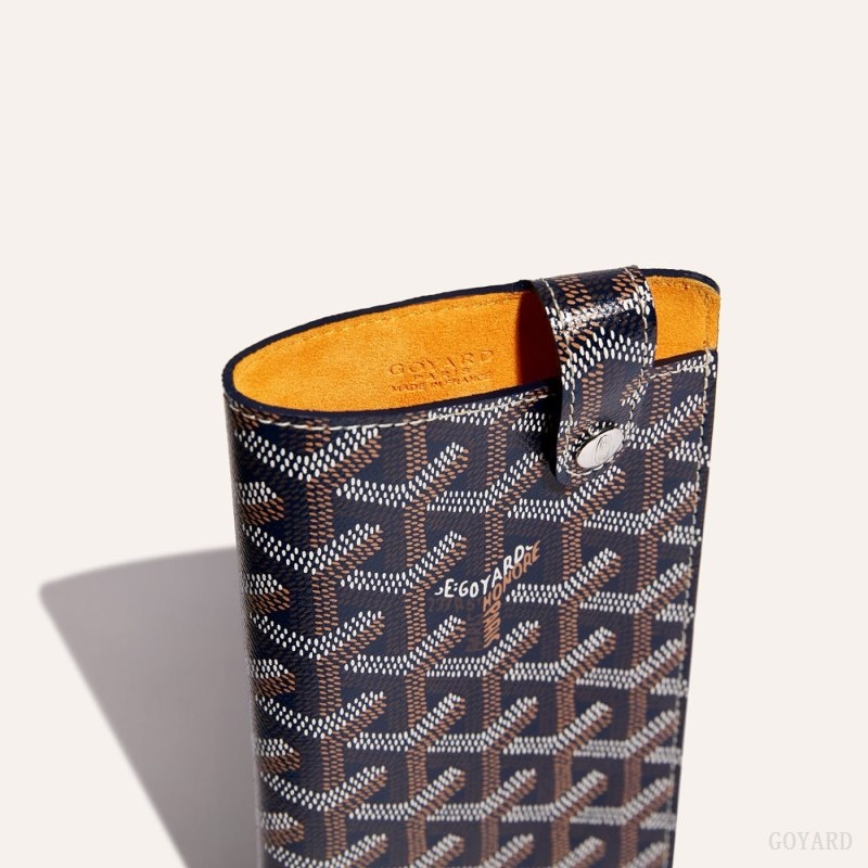 Goyard Montmartre GM Case Navy Blue | DRBQ2625