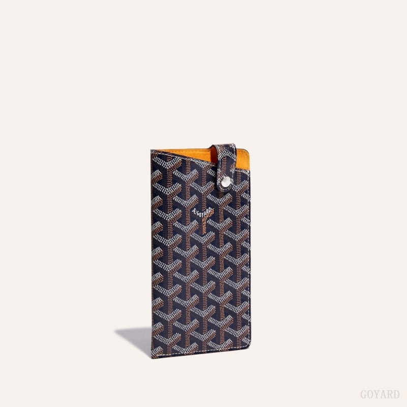 Goyard Montmartre GM Case Navy Blue | DRBQ2625