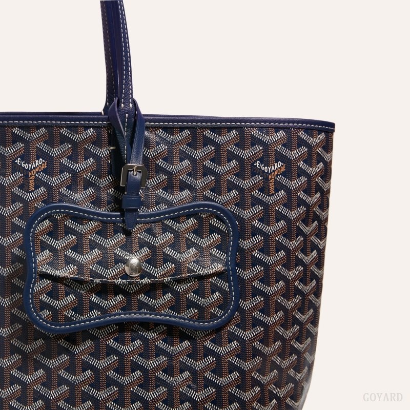 Goyard Os Grey Dog pocket Navy Blue | MIRS6481