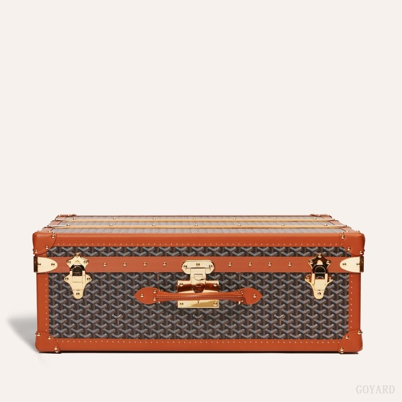 Goyard PALACE 70 SUITCASE Black / Brown | UIAP4303