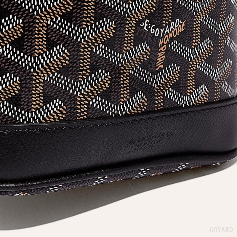 Goyard PETIT FLOT BUCKET BAG Black | UYEW7241