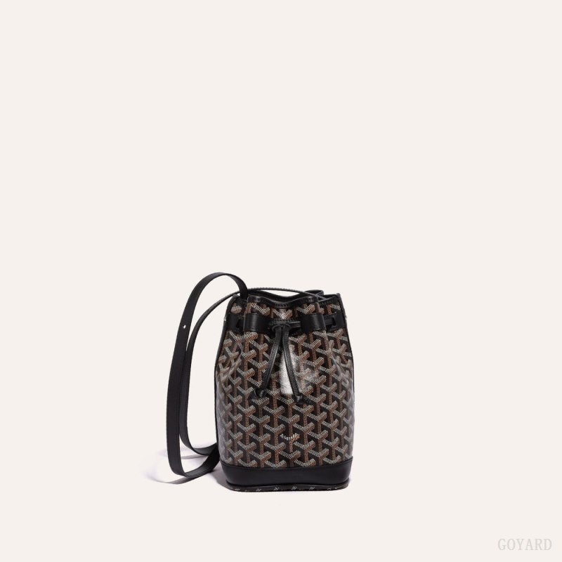 Goyard PETIT FLOT BUCKET BAG Black | UYEW7241